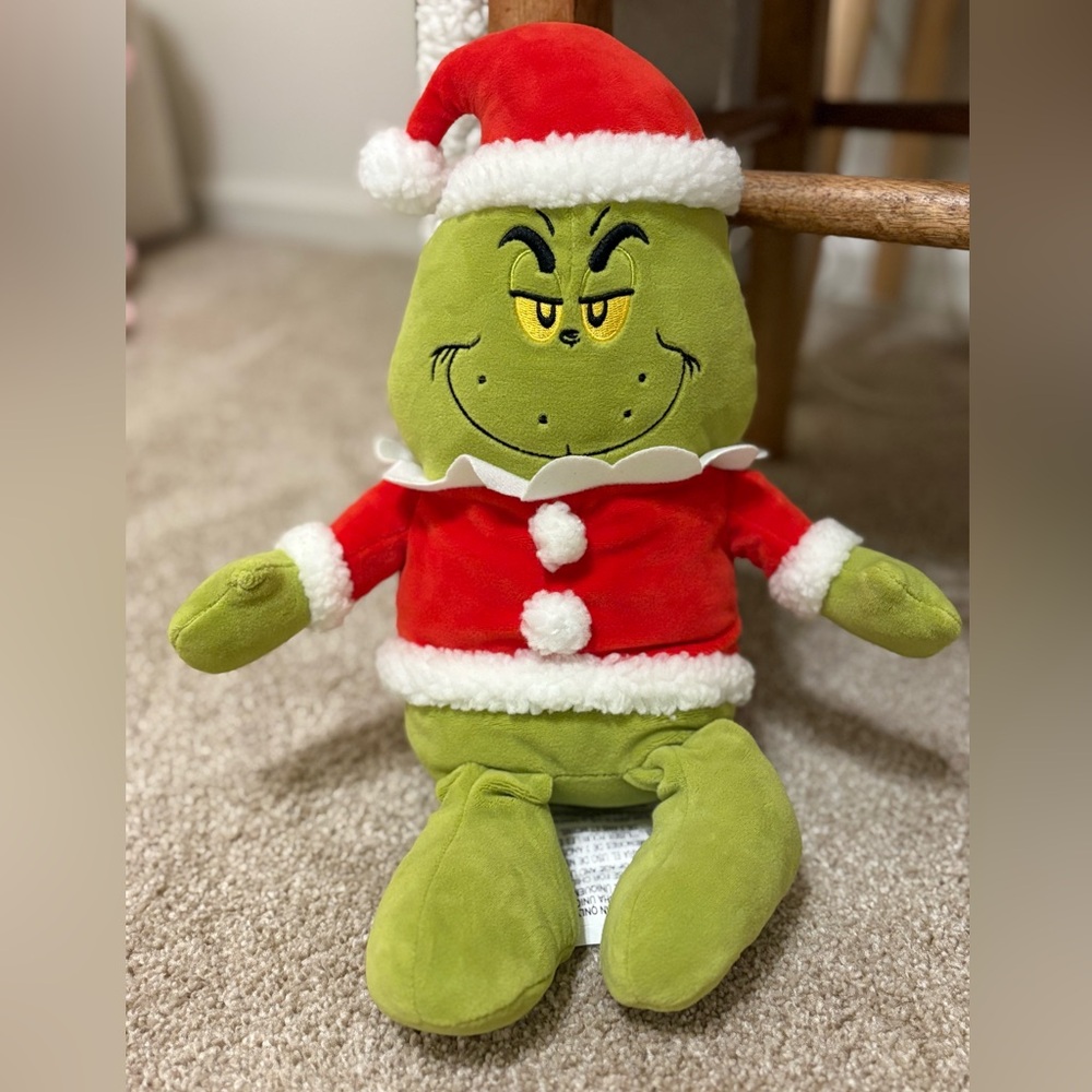 Green and Red Grinch Stuffed Animal